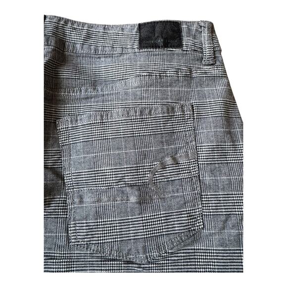 American Eagle High Rise Mini stretch skirts plaid black bundle of 2 size 12 - Picture 7 of 13